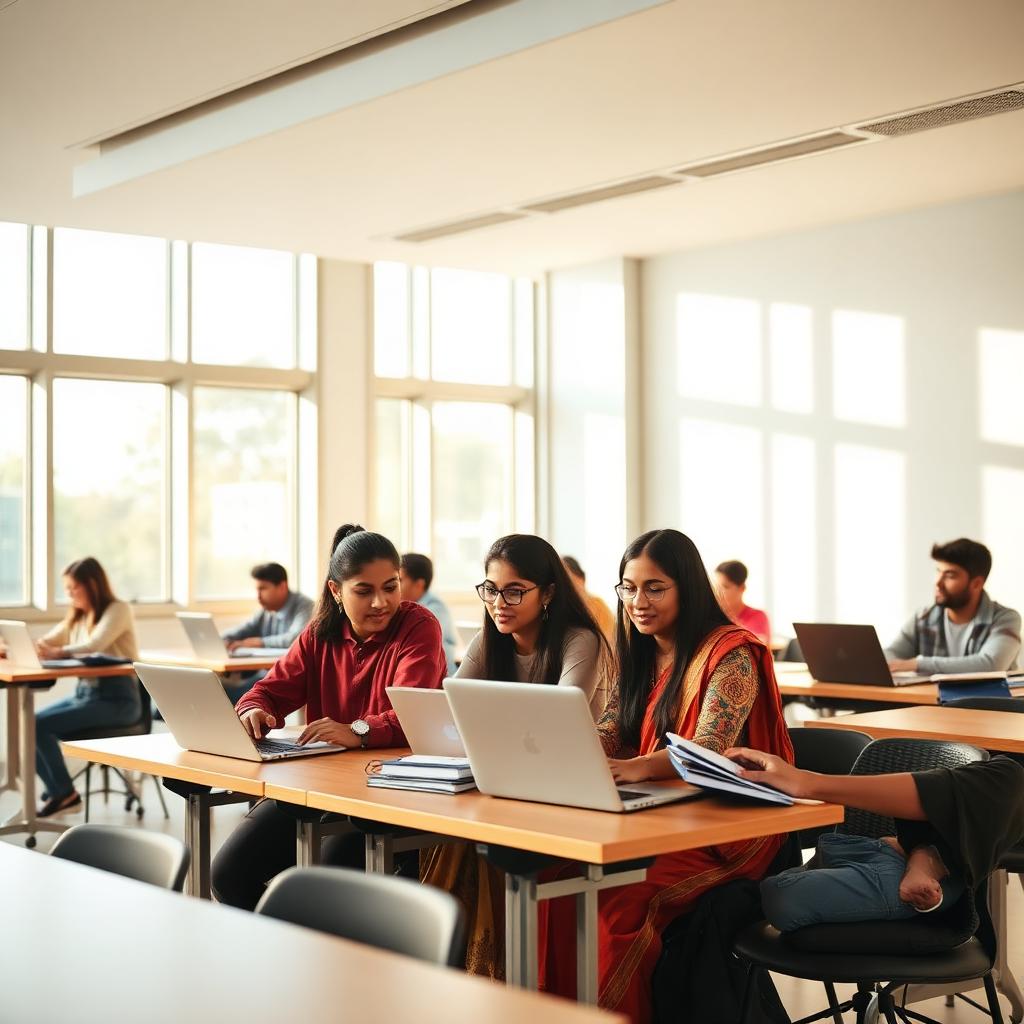 Modern classroom at Apoorva